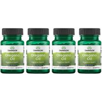Suplemento de ervas Swanson Oregano Oil 10:1 Extract, pacote com 4 Suplemento de ervas Swanson Oregano Oil 10:1 Extract, pacote com 4
