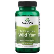 Suplemento de ervas Swanson Wild Yam 400mg 60 cápsulas