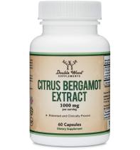 Suplemento de extrato de bergamota cítrica de madeira dupla 1000 mg