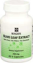 Suplemento de extrato de folha de oliveira Seagate 450 mg 45 cápsulas