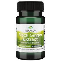 Suplemento de extrato de gengibre preto Swanson 100mg 30 cápsulas