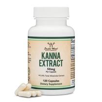 Suplemento de extrato de Kanna Double Wood 50 mg 120 cápsulas