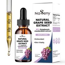 Suplemento de extrato natural de semente de uva Naseny 300 mg com vitamina C