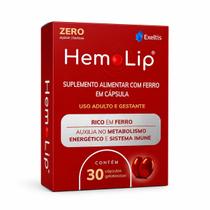 Suplemento de Ferro 30 Capsulas Hemolip Adulto e Gestante Suplemento de Ferro 30 Capsulas Hemolip Adulto e Gestante