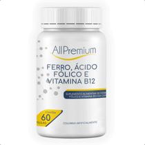 Suplemento De Ferro, Ácido Fólico e Vitamina B12 All Premium
