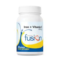 Suplemento de ferro Bariatric Fusion 60 mg com vitamina C 60 cápsulas Suplemento de ferro Bariatric Fusion 60 mg com vitamina C 60 cápsulas