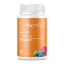Suplemento de Ferro Celebrate Bariatric Iron 60 mg com Vitamina C Suplemento de Ferro Celebrate Bariatric Iron 60 mg com Vitamina C