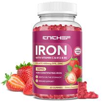Suplemento de ferro CNCHEF Gummies Blood Builder 60 Vegan