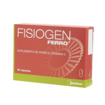 Suplemento de Ferro e Vitamina C Fisiogen - 30 Cápsulas - Zambon