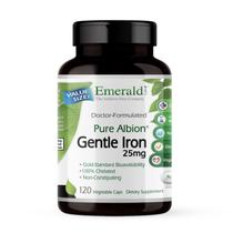 Suplemento de ferro EMERALD LABS Gentle Iron 25 mg 120 cápsulas