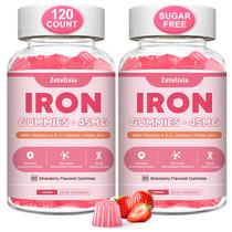 Suplemento de ferro Gummies Zetelixia Vegan 120 unidades Suplemento de ferro Gummies Zetelixia Vegan 120 unidades