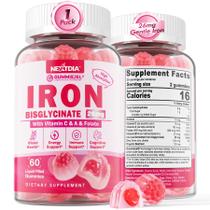 Suplemento de ferro Nextdia Vegan Iron + Gomas de raiz de beterraba 26mg