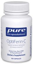 Suplemento de ferro Pure Encapsulations Optiferin-c 60 cápsulas