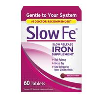 Suplemento de Ferro Slow Fe 45mg - 60 Comprimidos - Para Deficiência de Ferro Suplemento de Ferro Slow Fe 45mg - 60 Comprimidos - Para Deficiência de Ferro