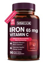 Suplemento de ferro Vitacook High Potency Iron 65mg com vitamina C