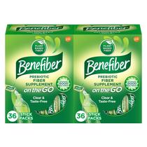 Suplemento de fibra Benefiber On The Go Powder 36 palitos x 2