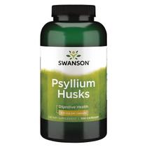 Suplemento de fibra dietética Swanson Psyllium Husk 610mg 300 cápsulas