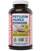 Suplemento de Fibra em Pó Yerba Prima Psyllium Husks - 350g