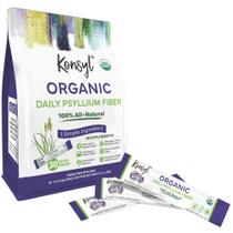 Suplemento de fibra Konsyl Organic Daily Psyllium 30 pacotes