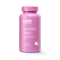 Suplemento de fibra Love Wellness Sparkle Psyllium 90 cápsulas