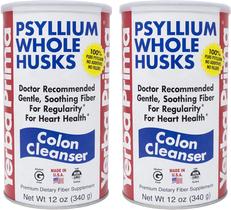 Suplemento de fibra para limpeza do cólon Yerba Prima Psyllium Husk Suplemento de fibra para limpeza do cólon Yerba Prima Psyllium Husk