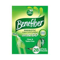 Suplemento de fibra prebiótica Benefiber On the Go 110g - 28 palitos Suplemento de fibra prebiótica Benefiber On the Go 110g - 28 palitos