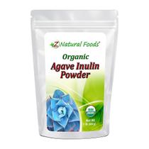 Suplemento de fibra Z Natural Foods Organic Agave Inulina 454g