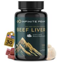 Suplemento de fígado bovino alimentado com capim Infinite Peak com crina de leão