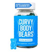 Suplemento de fitness Curvy Body Bears Bum Gummies Feminino 60 quilates Suplemento de fitness Curvy Body Bears Bum Gummies Feminino 60 quilates