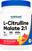 Suplemento de fitness Nutricost L-Citrulline Malate 2:1 600g Suplemento de fitness Nutricost L-Citrulline Malate 2:1 600g