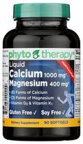 Suplemento de fitoterapia líquida de cálcio 1000 mg com magnésio 400 mg 90 unidades