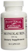 Suplemento de fórmulas ecológicas Monolaurina 300mg 90 cápsulas Suplemento de fórmulas ecológicas Monolaurina 300mg 90 cápsulas