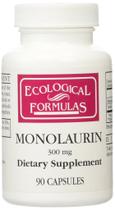 Suplemento de fórmulas ecológicas Monolaurina 300mg 90 cápsulas Suplemento de fórmulas ecológicas Monolaurina 300mg 90 cápsulas