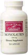 Suplemento de fórmulas ecológicas Monolaurina 600mg 90 cápsulas Suplemento de fórmulas ecológicas Monolaurina 600mg 90 cápsulas
