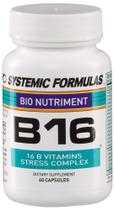 Suplemento de fórmulas sistêmicas 115 Stress Complex 16B Vitamin Suplemento de fórmulas sistêmicas 115 Stress Complex 16B Vitamin