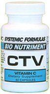 Suplemento de fórmulas sistêmicas CTV Vitamina C 126 1350mg Suplemento de fórmulas sistêmicas CTV Vitamina C 126 1350mg
