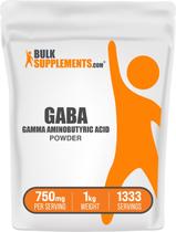 Suplemento de GABA BulkSupplements.com GABA 750 mg 1 kg