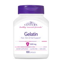 Suplemento de Gelatina 21st Century - 600mg - 100 Cápsulas Suplemento de Gelatina 21st Century - 600mg - 100 Cápsulas