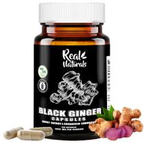 Suplemento de gengibre preto para homens 500mg (100 cápsulas) vegano Suplemento de gengibre preto para homens 500mg (100 cápsulas) vegano