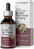Suplemento de Ginseng Vermelho Coreano Horbäach - Extrato Líquido 60ml