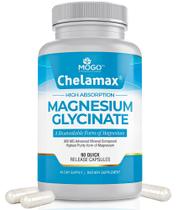 Suplemento de glicinato de magnésio MOGO Chelamax 200 mg cápsulas Suplemento de glicinato de magnésio MOGO Chelamax 200 mg cápsulas