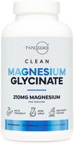 Suplemento de glicinato de magnésio tipo Zero 210 mg 180 cápsulas Suplemento de glicinato de magnésio tipo Zero 210 mg 180 cápsulas