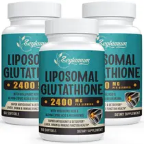 Suplemento de glutationa lipossomal Zeylamum 2400 mg 180 cápsulas