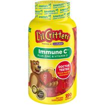 Suplemento de Goma Lil Critters Immune C - Vitamina Diária para Crianças