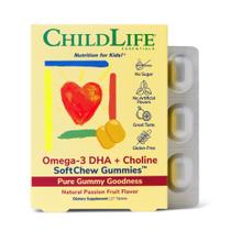 Suplemento de gomas de ômega-3 DHA e colina CHILDLIFE ESSENTIALS