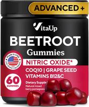Suplemento de gomas de raiz de beterraba VitaUp com semente de uva 60 comprimidos Suplemento de gomas de raiz de beterraba VitaUp com semente de uva 60 comprimidos