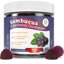 Suplemento de gomas de sabugueiro sem açúcar Purify Life 90 unidades Suplemento de gomas de sabugueiro sem açúcar Purify Life 90 unidades