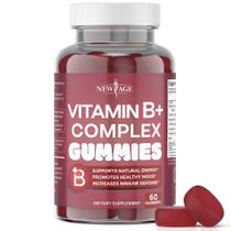 Suplemento de gomas do complexo de vitamina B NEW AGE 60 unidades