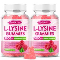 Suplemento de gomas MEENCD L-Lisina 1000 mg para adultos e crianças