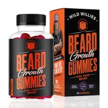 Suplemento de Gomas para Crescimento de Barba Willies - 60 Cápsulas